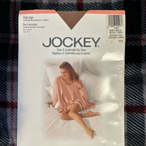 Jockey Warm Beige Sheer Thigh Highs - Beige